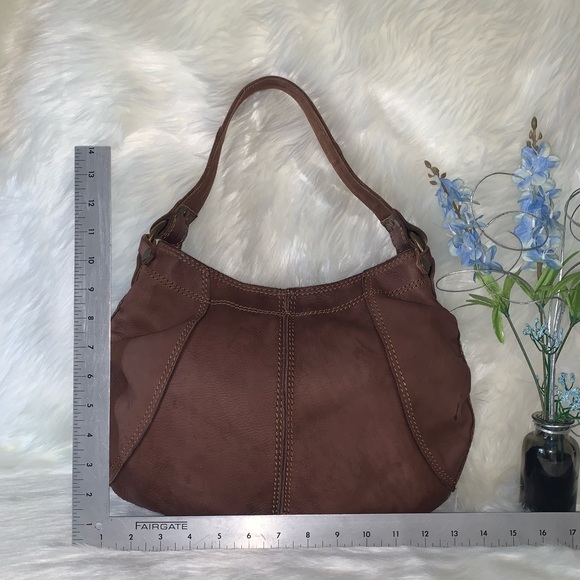 Lucky Brand •Vintage Inspired Brown Leather Bag - Picture 8 of 9